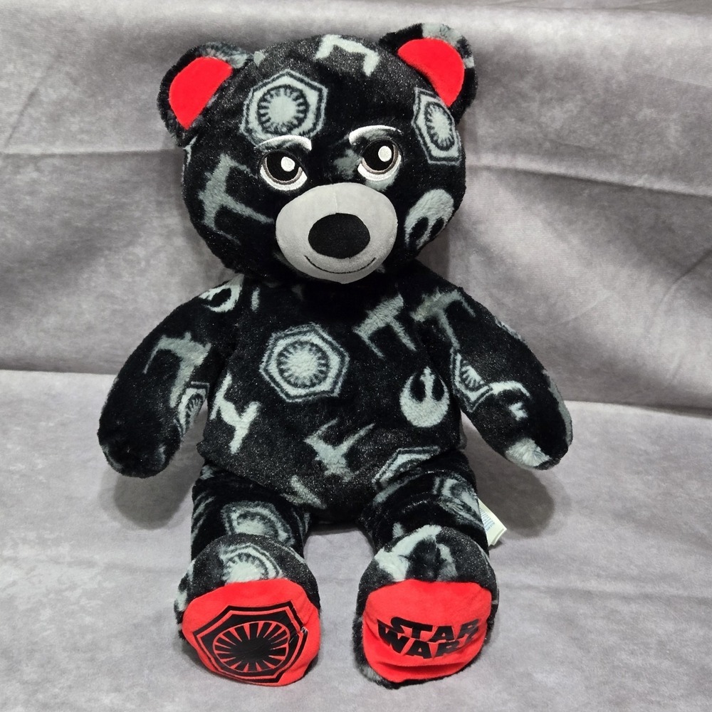 Build a Bear Star Wars Light Side Dark Side Red Blue BAB‎ Plush Stuffed Teddy